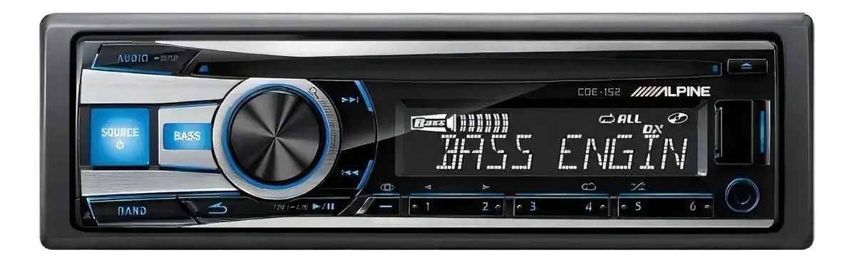Som automotivo Alpine CDE-152 com USB
