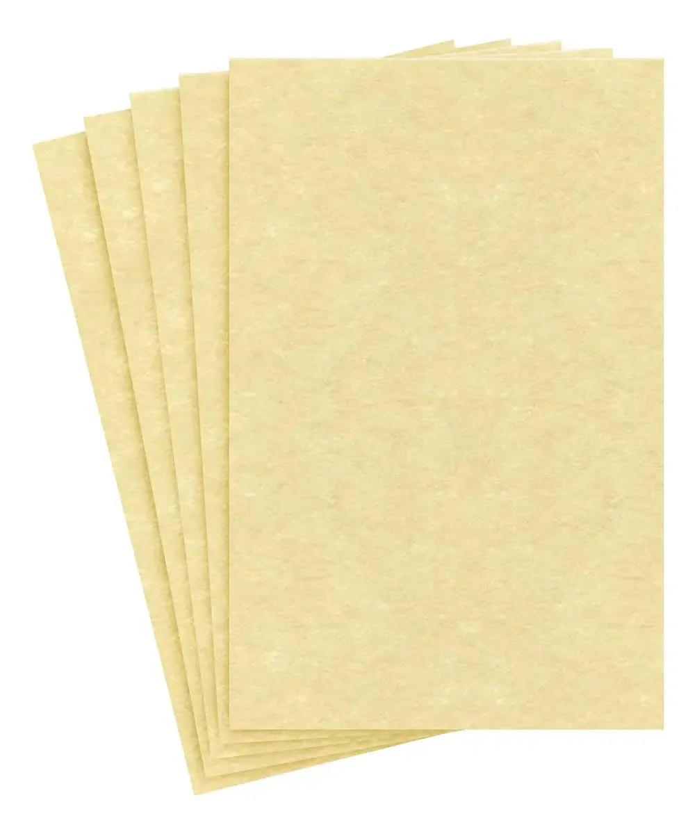 Papelão de pergaminho dourado antigo, ideal para certificados