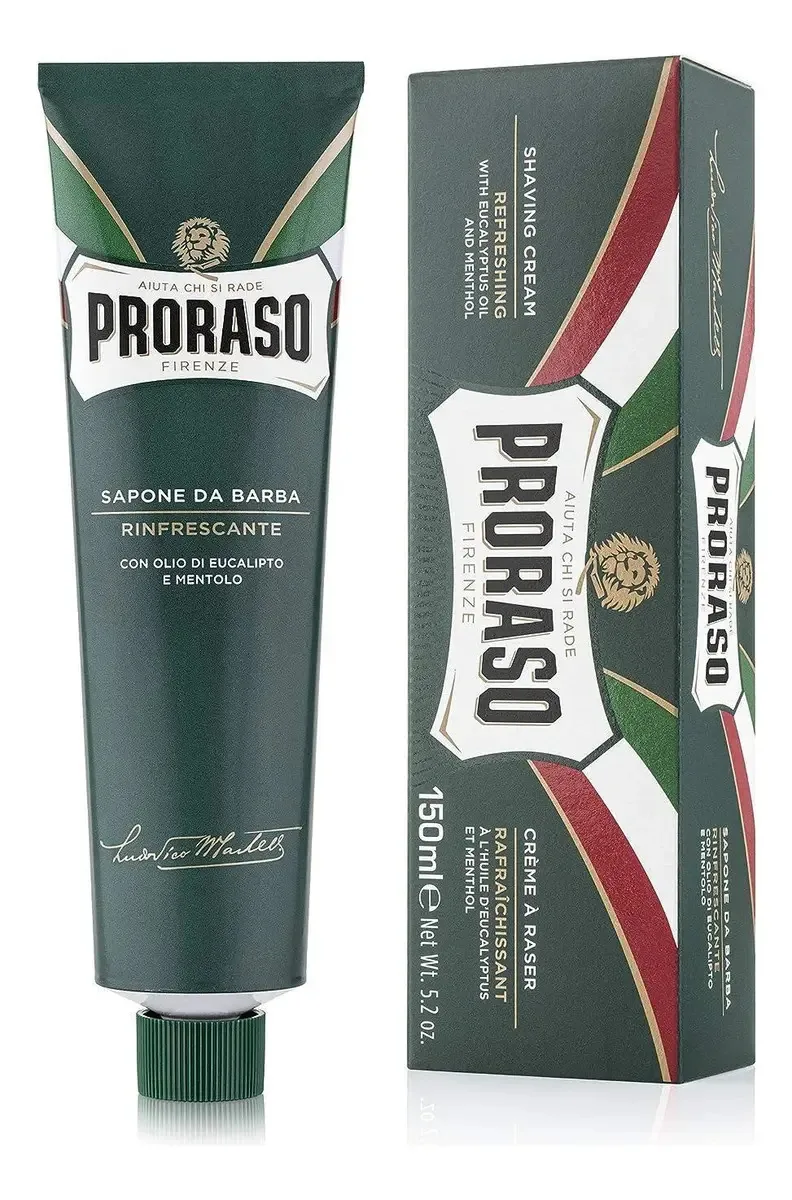Proraso Refreshing Shaving Creme Barbear Revigorante -150 Ml