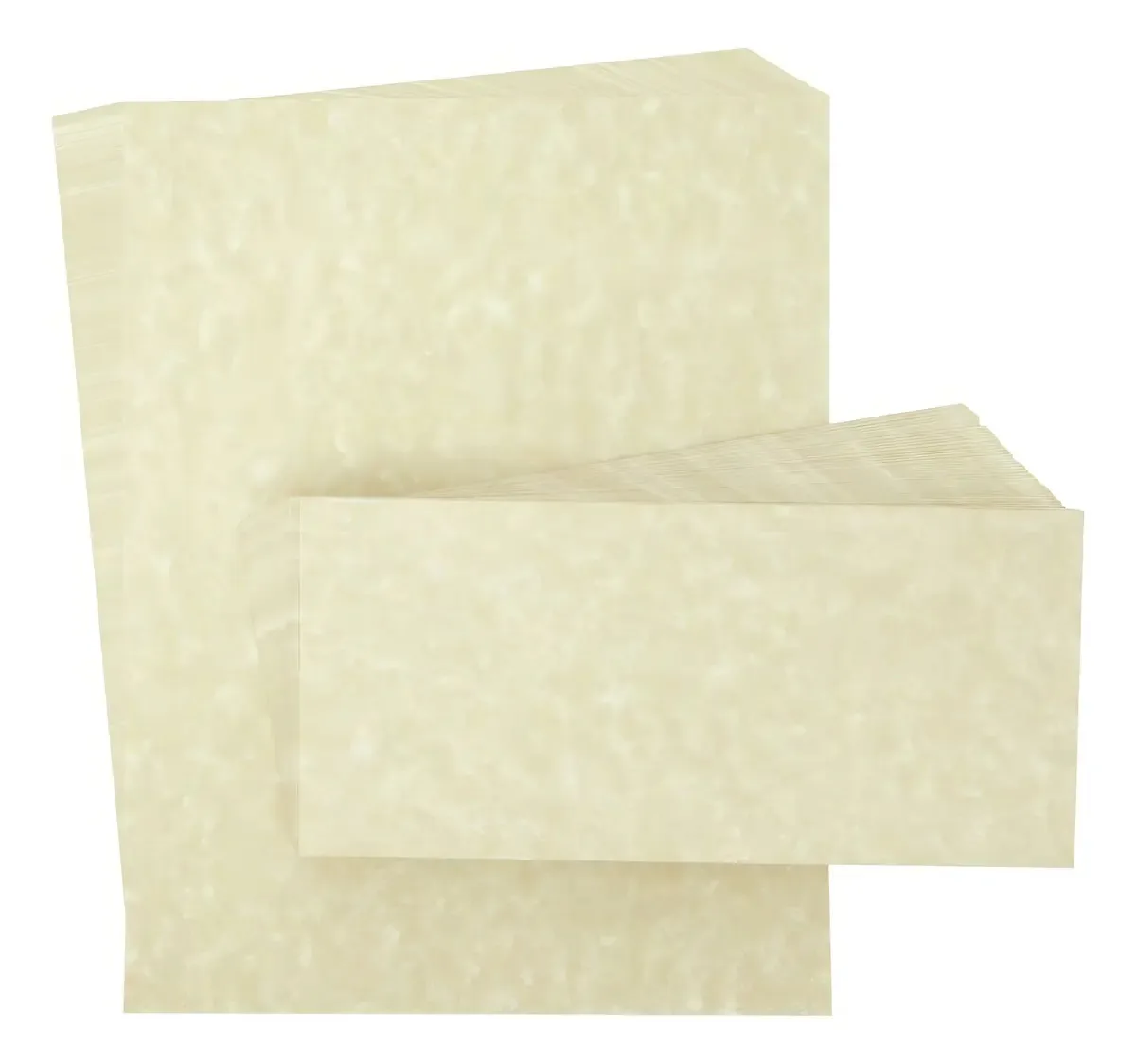 Conjunto De 48 Envelopes E Papel De Papelaria Clássica, Papel Pergaminho De Luxo Para Cartas De Amor, Convites, Compatível Com Impressoras (8.5 X 11 Polegadas)