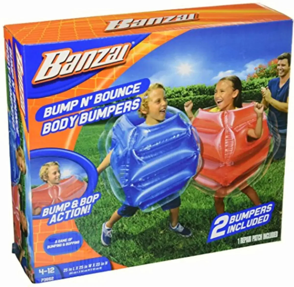 Banzai Bump N Bounce - Protetores corporais coloridos