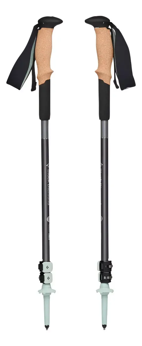 Bastões de caminhada - Bastões de trekking Pursuit Shock - Cor verde m/L