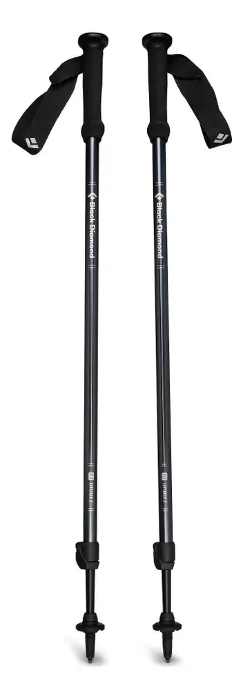 Bastões de caminhada Black Diamond Explorer 2 Mountain Trekking, cor de tinta, azul
