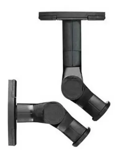Par de suportes de parede montáveis no teto para alto-falantes Sanus Wms3, cor preta