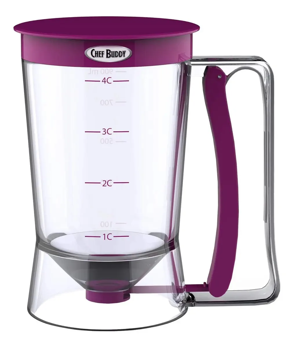 Dispensador de massa Chef Buddy, 4 xícaras, roxo, plástico DU