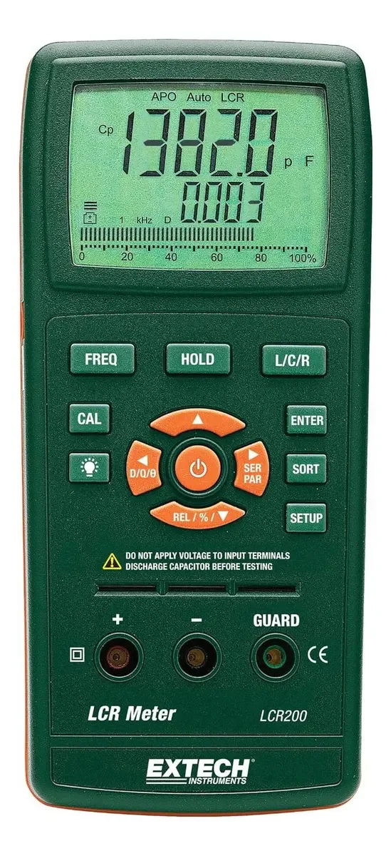 Medidor Lcr Componentes Passivo Extech Lcr200