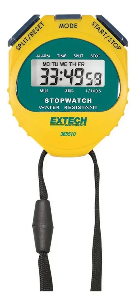 Cronômetro Digital Flir EXTECH 365510 Resistente à Água com Alarme
