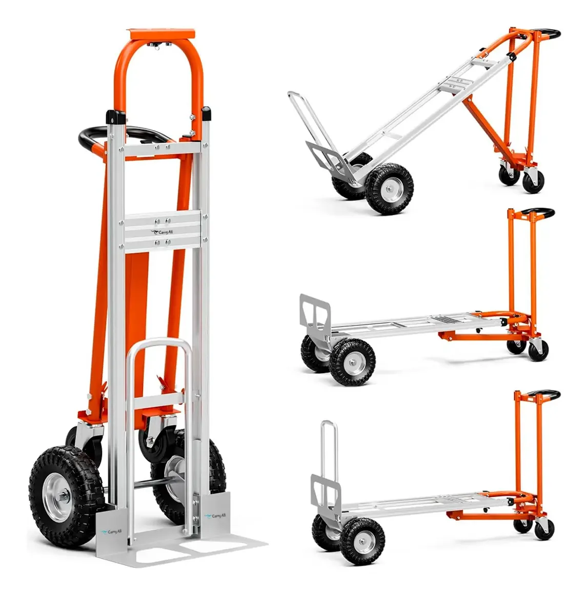 Carrinho de carga dobrável Carry All® Titan 350 Kilos Plus ou plataforma de carga 4 em 1