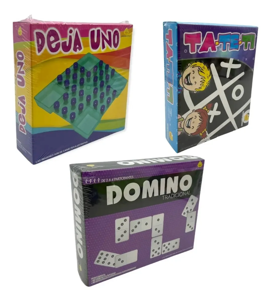 Pacote de jogos de tabuleiro de grande variedade X 3 jogos