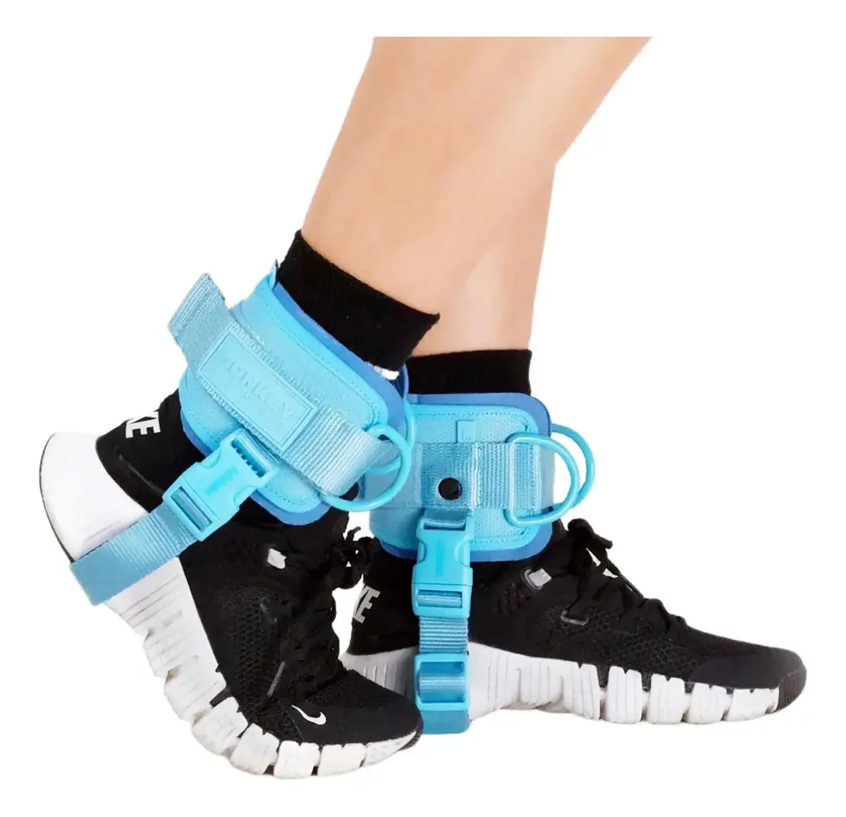 Quantidade de pares de tornozeleiras e pulseiras Monkey Power Ultra Weight: 1 cor: azul claro