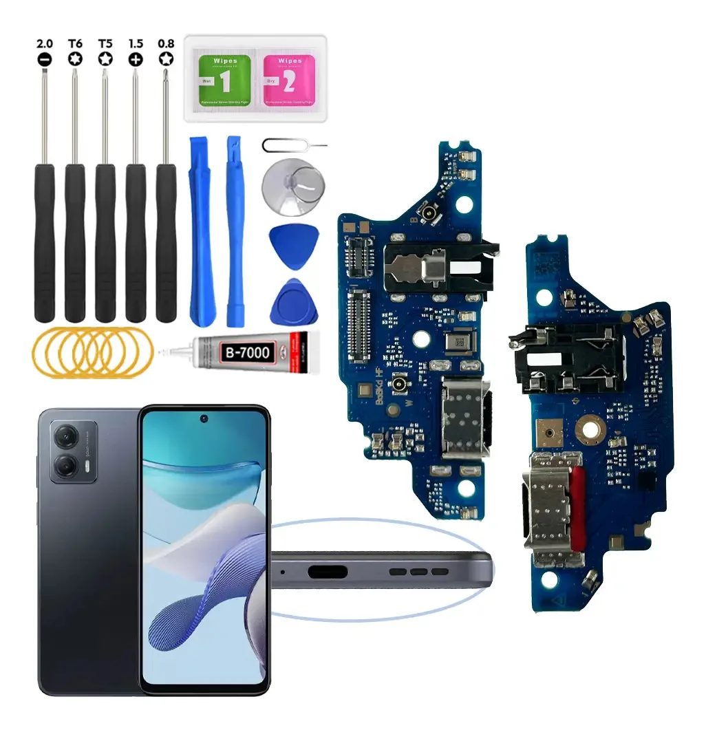 Centro de carregamento para Moto G53 5G Xt2335 com carregamento rápido IC