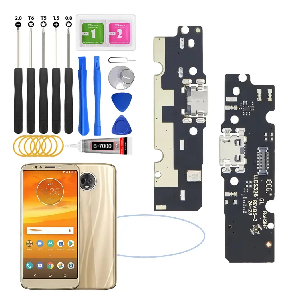 Centro de carregamento para Moto E5 Plus Xt1924 com carregamento rápido IC