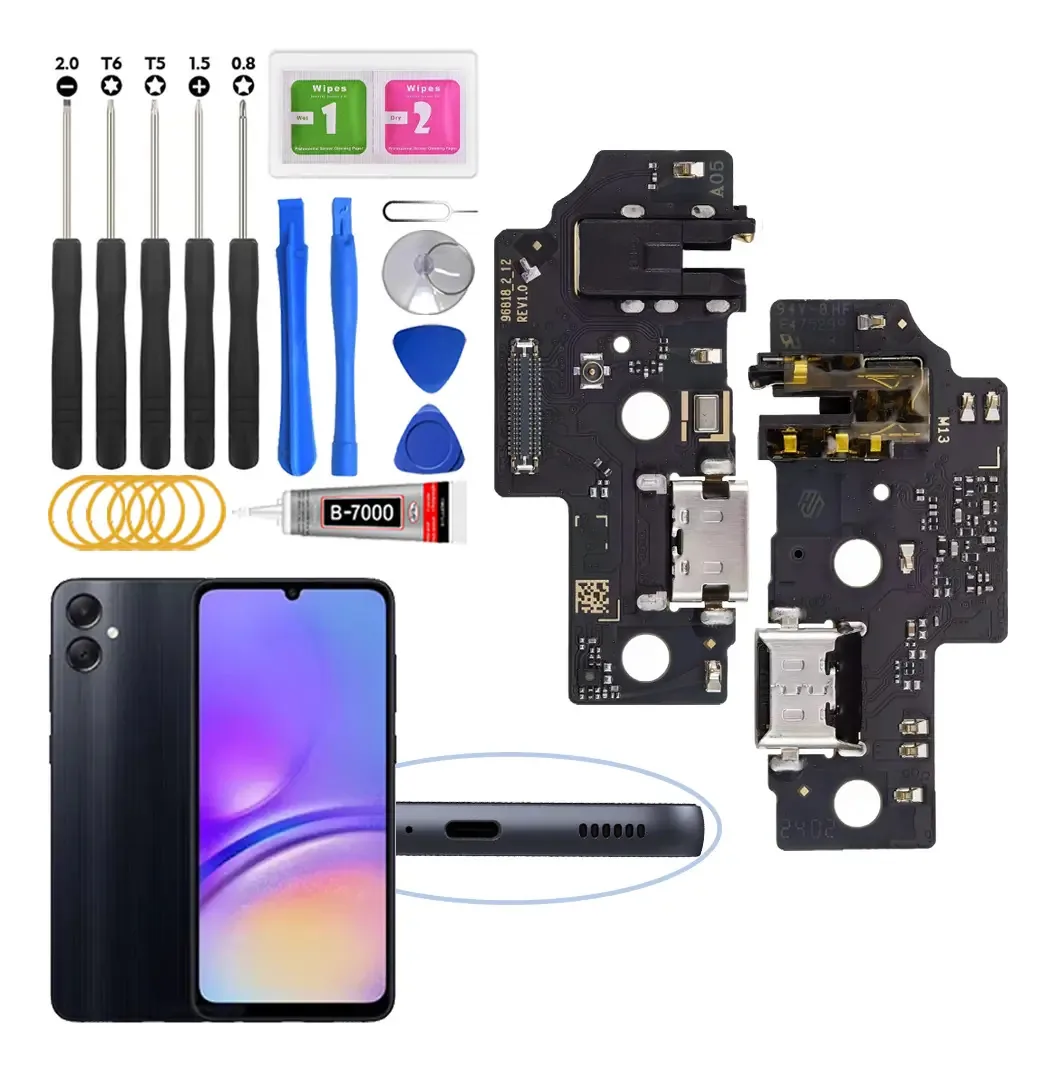 Centro de carregamento para Samsung A05 A055m A055f com carregamento rápido IC