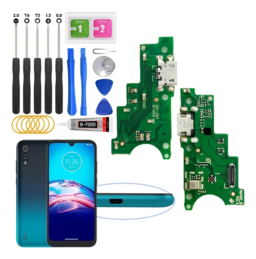 Centro de carregamento para Moto E6s e E6i Xt2053 com carregamento rápido IC