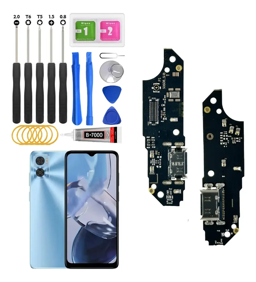 Centro de carregamento para Moto E22 e E22i Xt2239 com carregamento rápido IC