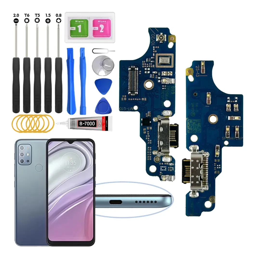 Centro de carregamento para Moto G20 Xt2128 com carregamento rápido IC