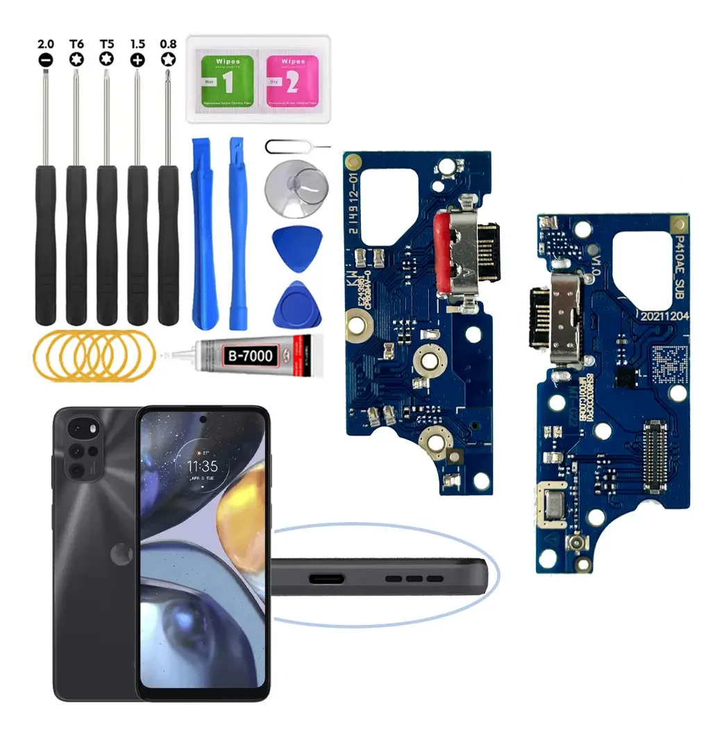 Centro de carregamento para Moto G22 Xt2231 com carregamento rápido IC