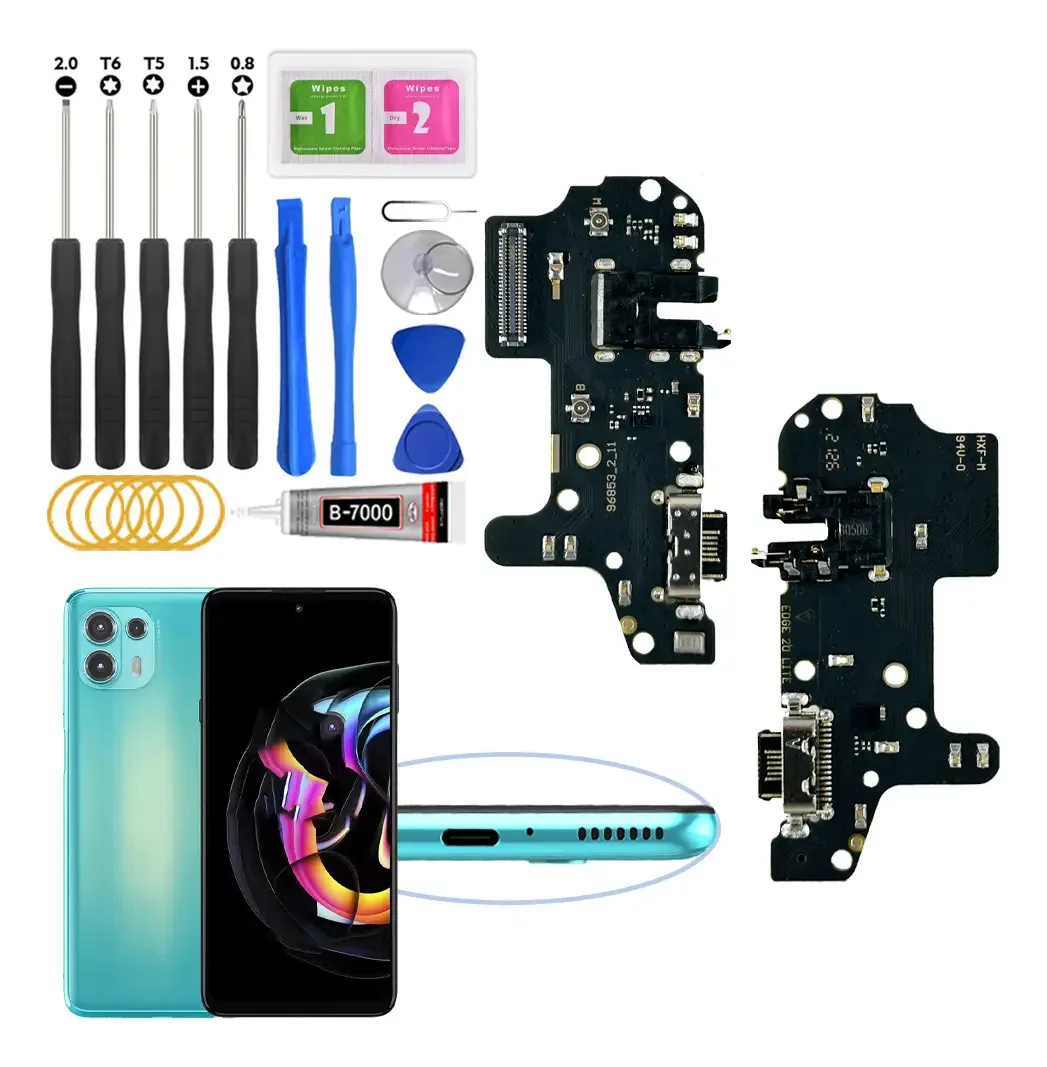 Centro de carregamento para Moto Edge 20 Lite Xt2139 com carregamento rápido IC