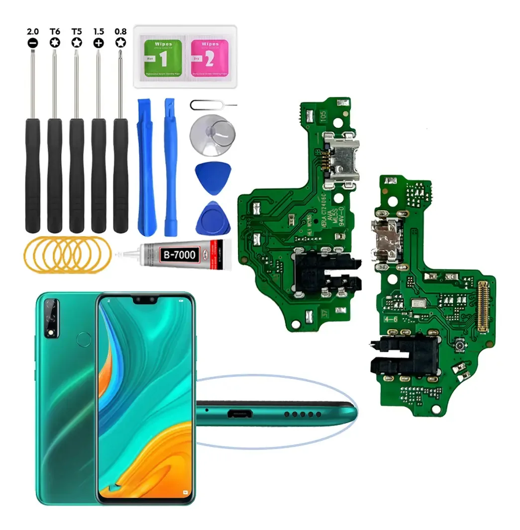 Centro de carregamento para Huawei Y8s JKM-Lx1 KM-Lx2 JKM-LX3 com carregamento rápido IC