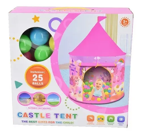 Castelo Casita Armable com bolas para meninas