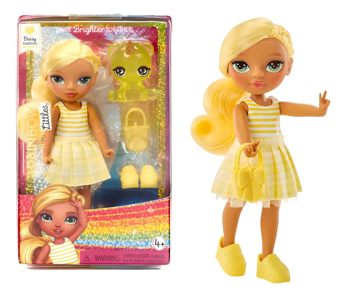 Boneca Rainbow High Little 14cm C/ Acessórios E Animais