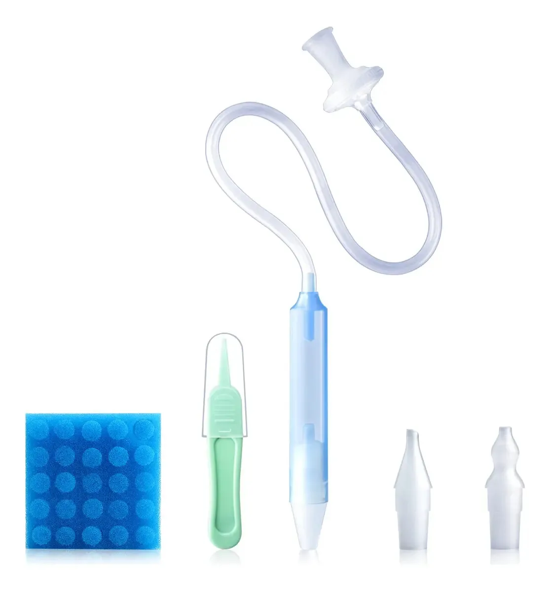 Aspirador nasal para bebês com 25 filtros de higiene, 2 pontos