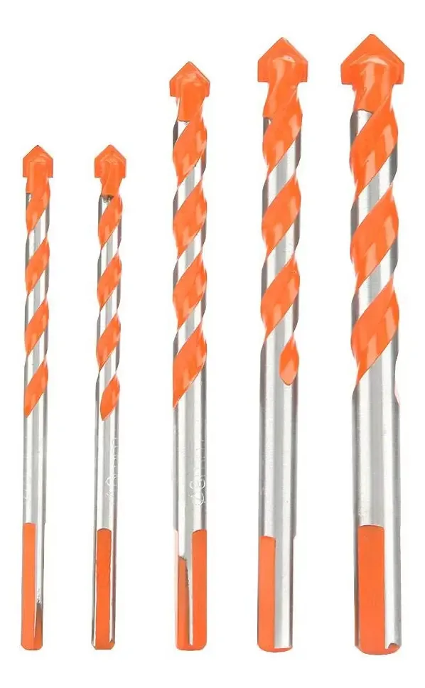 Broca Triangular 5 Peças Multifuncionais Para Azulejos