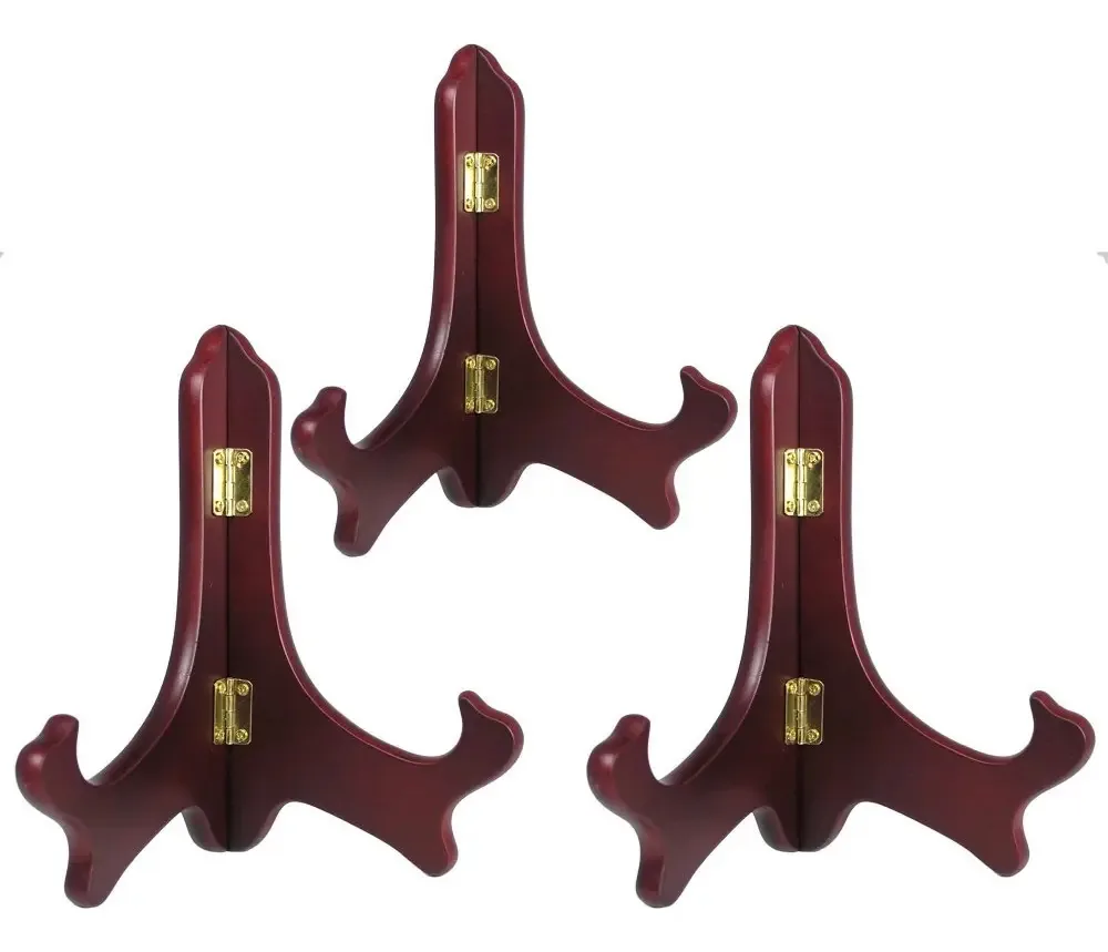 Cavaletes de madeira de alta qualidade Banberry Designs Mahogony
