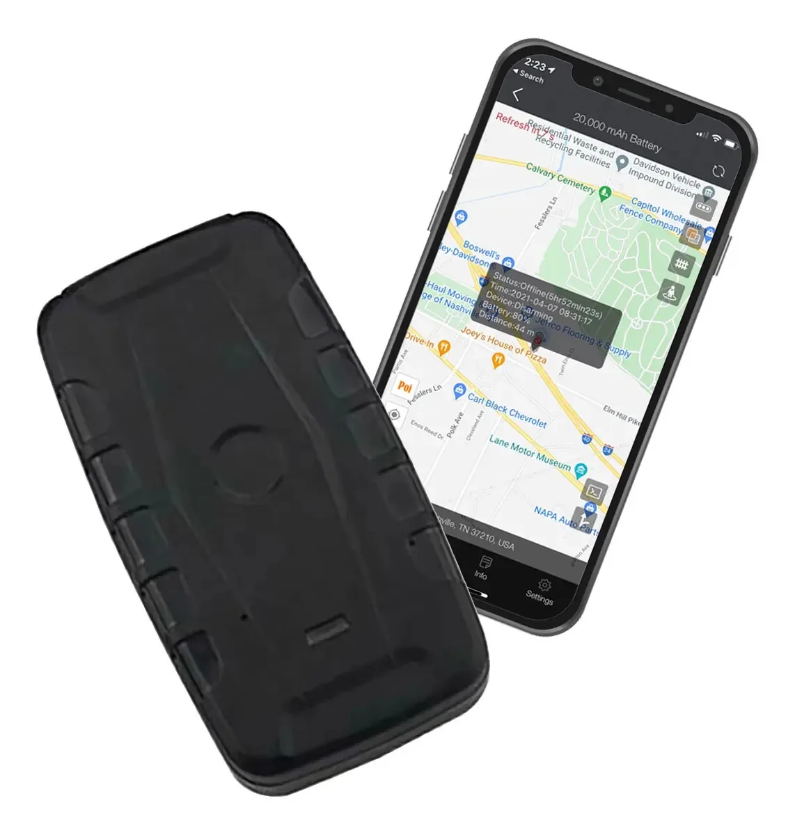 Rastreador Veicular Discover It - Rastreamento por SMS e Internet, sem cartão SIM, ideal para segurança e localização de veículos.