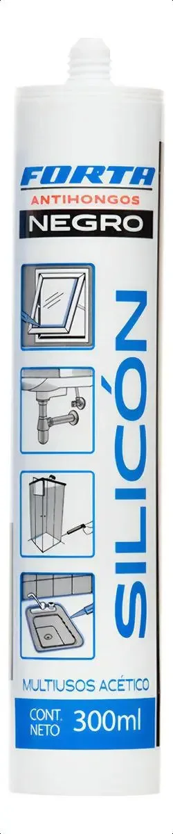 Silício acético multiuso branco 300ml