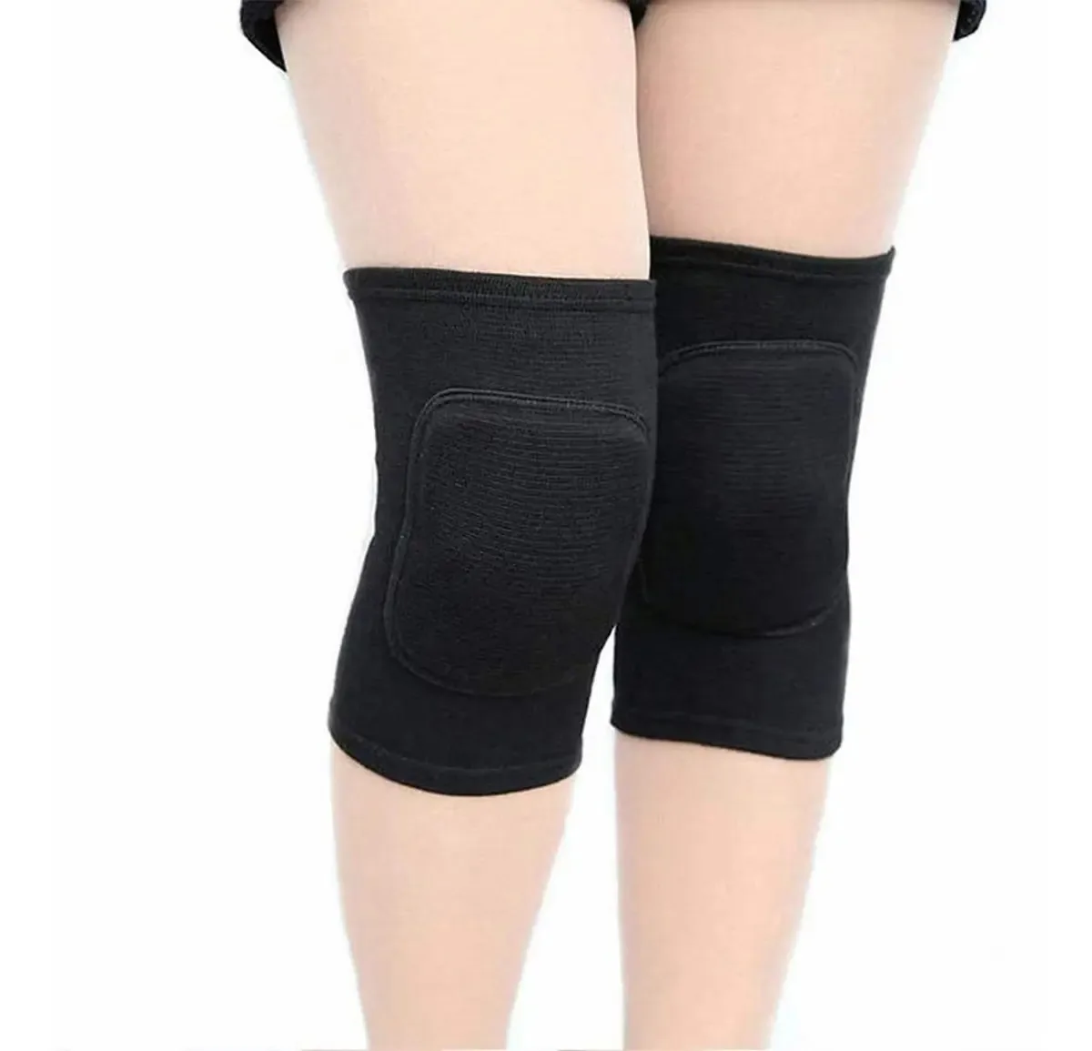 Joelheiras esportivas Sport Dancing Sponge Dance 1 par de cores: preto, tamanho G