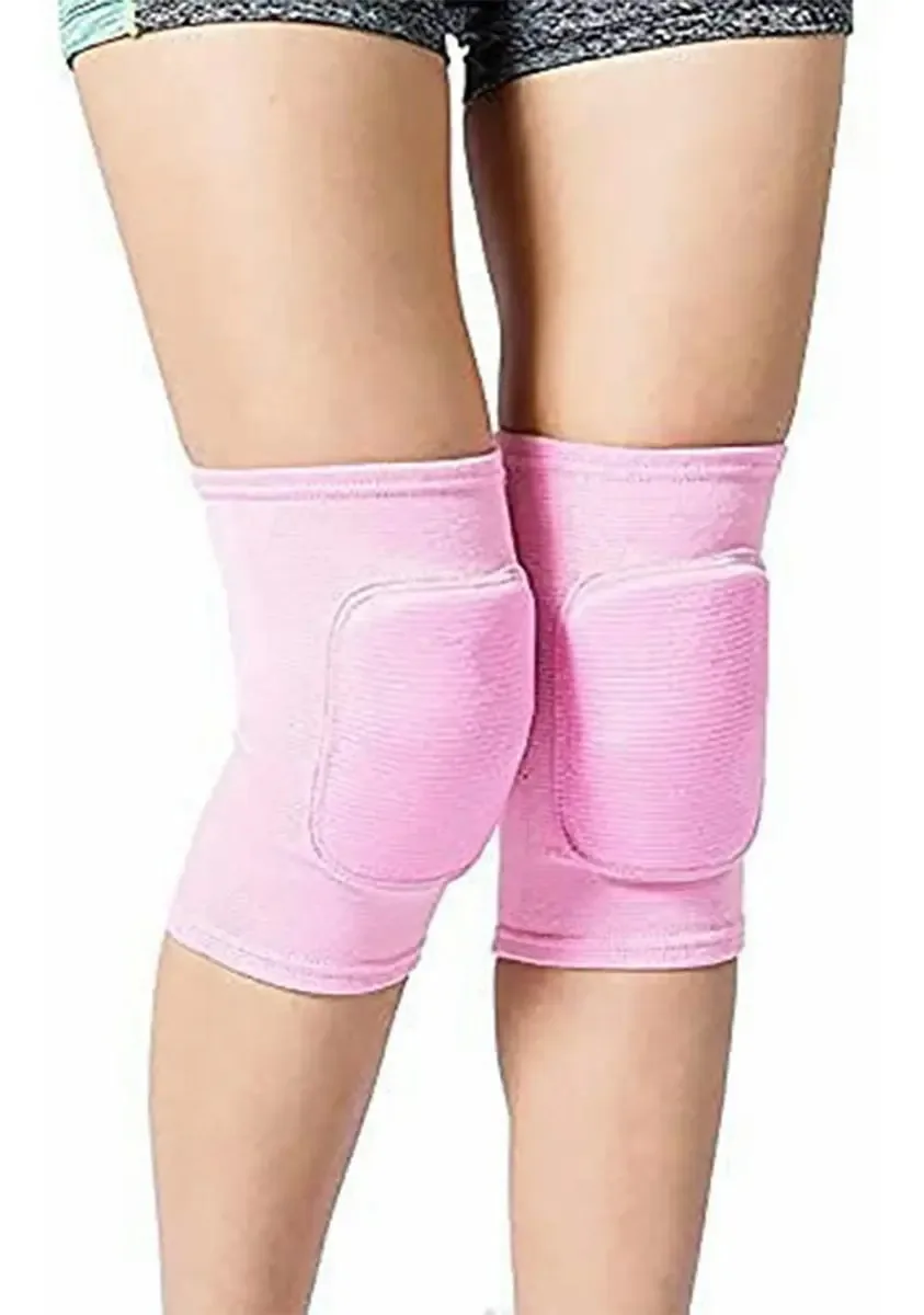 Joelheiras esportivas Sport Dancing Sponge Dance 1 par de cores rosa tamanho M