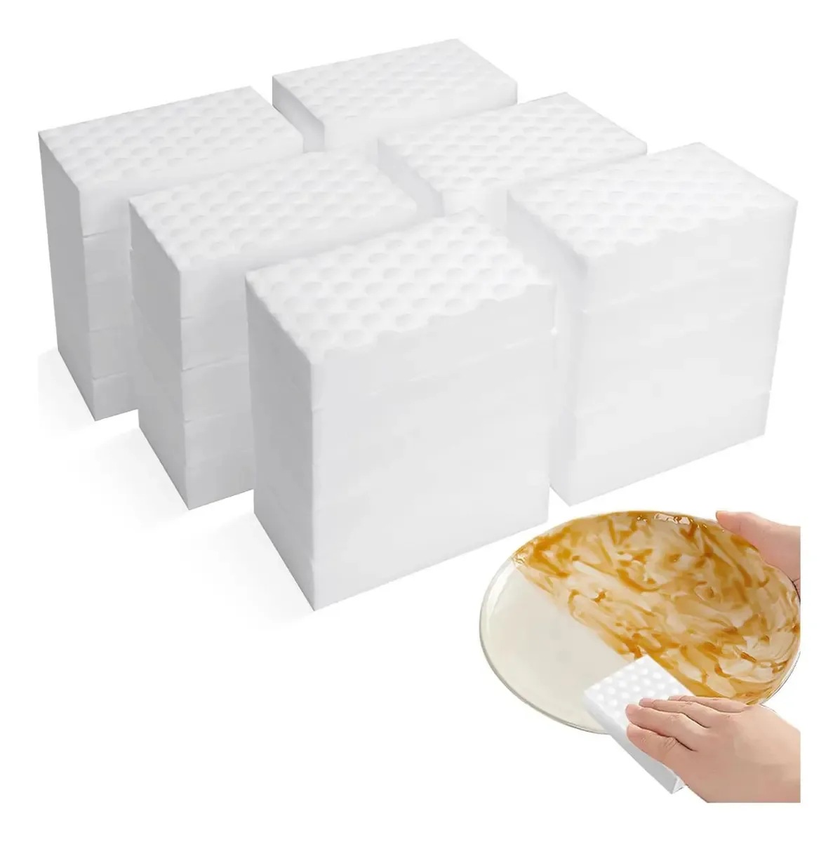 30 Pcs Limpeza De Esponja, Esponjas De Limpeza De 1,5x Em Ma