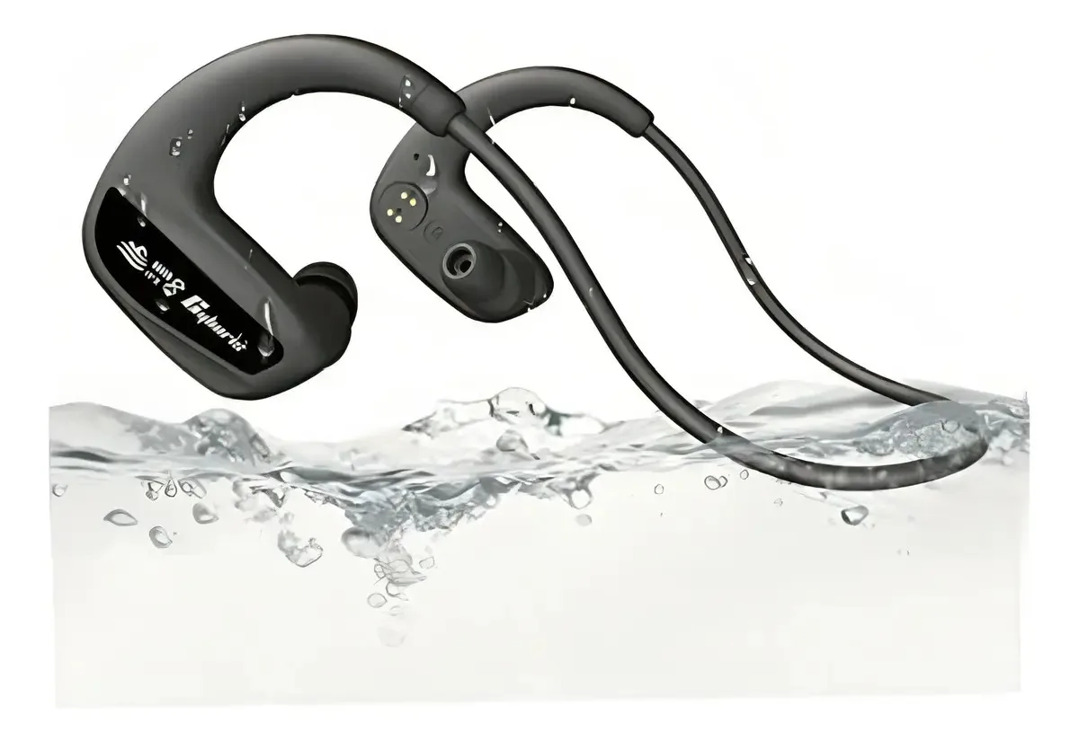 Fones de ouvido Bluetooth sem fio Cyboris, fones de ouvido pretos