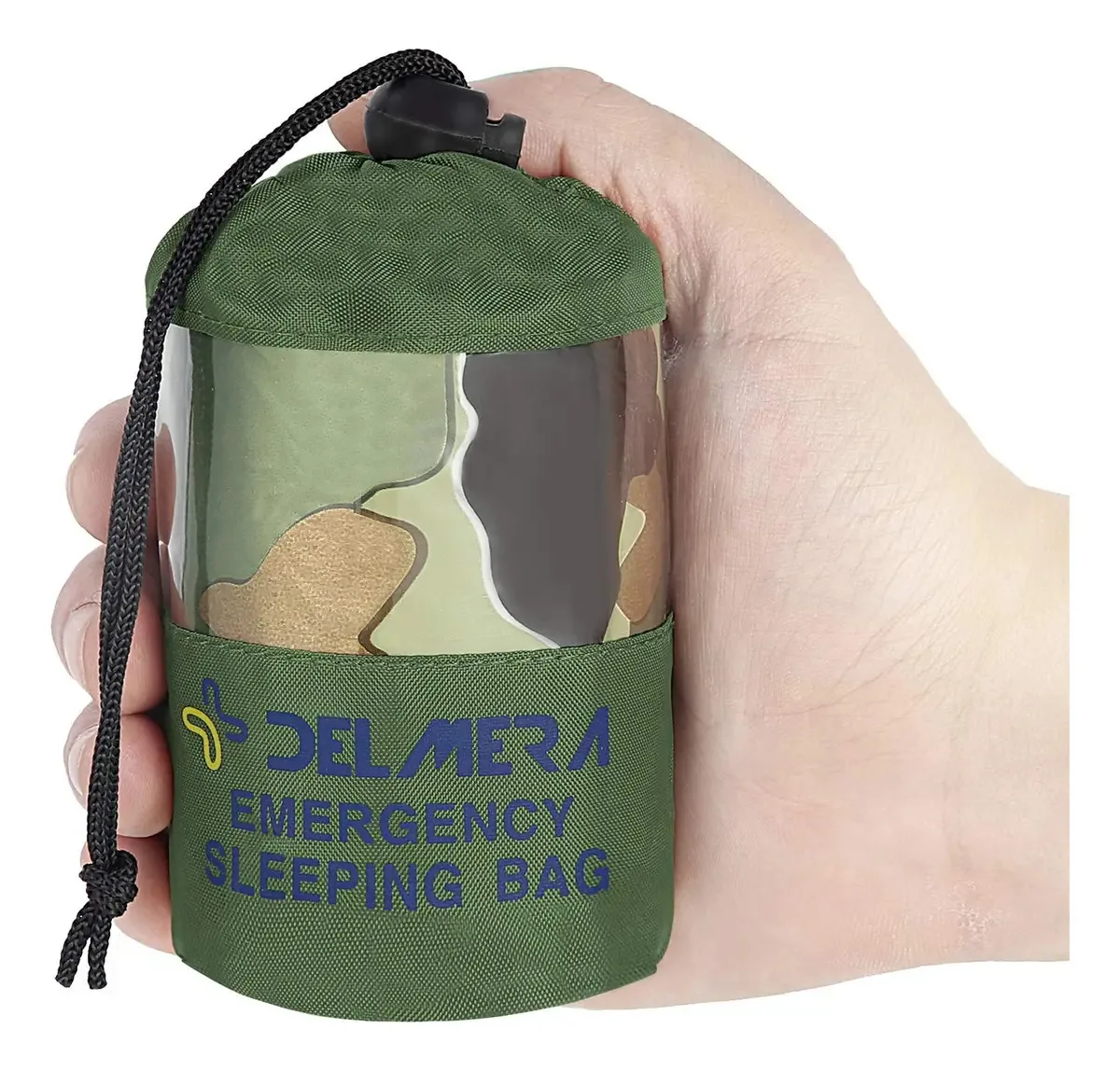 Delmera - Saco de dormir de emergência, leve, saco de dormir