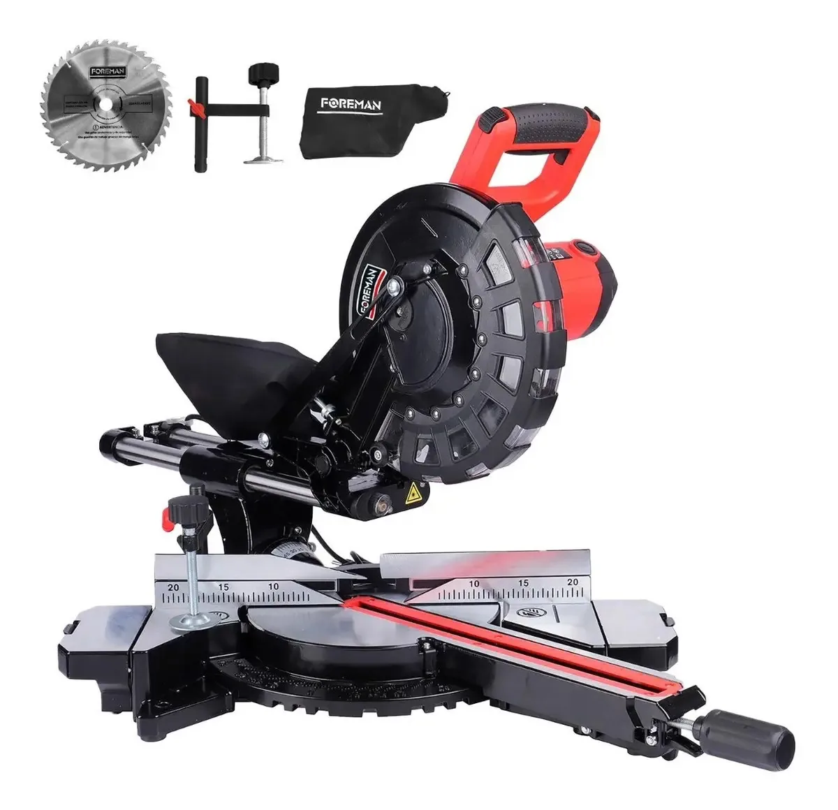Foreman FO255F 2000W 10' Serra de esquadria deslizante com laser -
