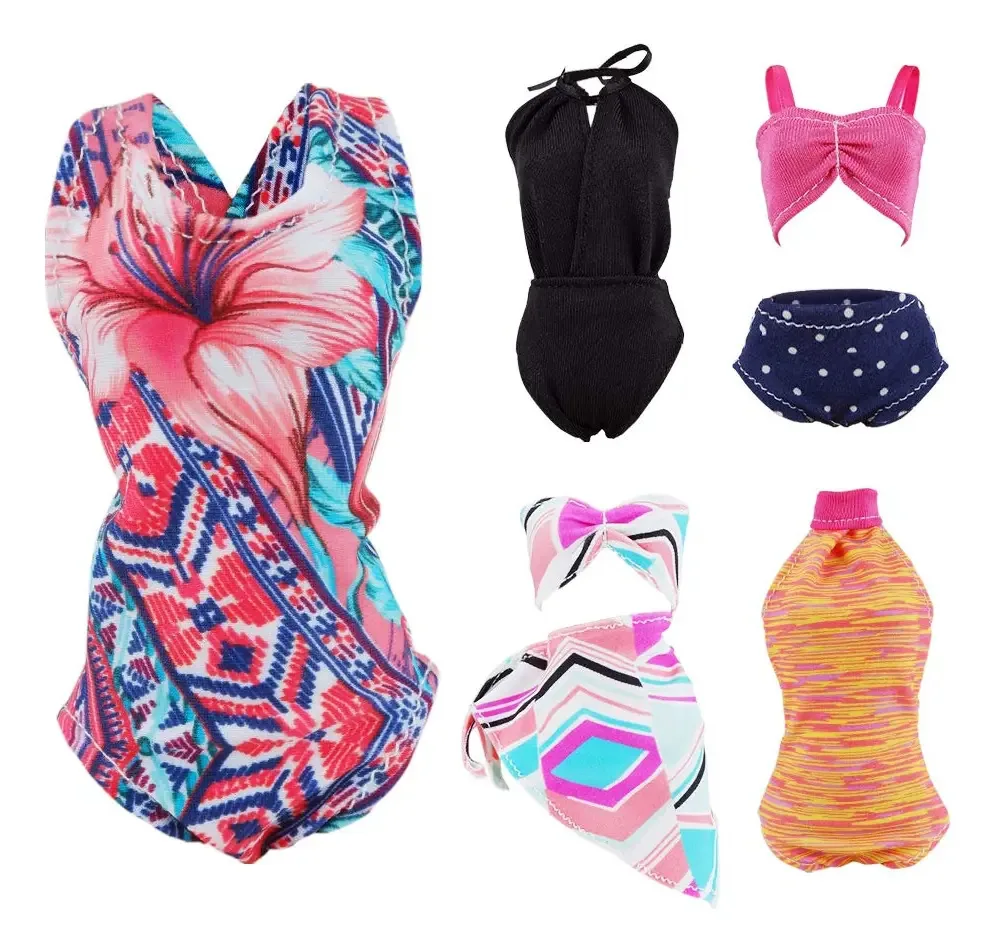 E-ting 10 peças = 5 conjuntos de roupas de banho Biki Beach