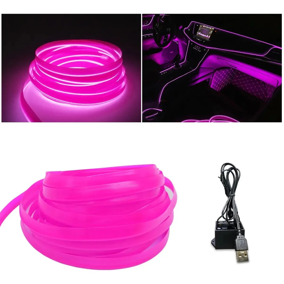 Fita LED M.best 21NEWUSBEL01 0 roxa 5m IP54
