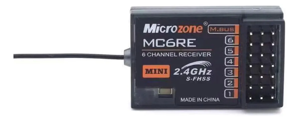 Yiju Receptor Dc3.5v-7.4v De 6 Canais 2.4ghz Mc6re Para Barco Controlador De Rádio Mc6c