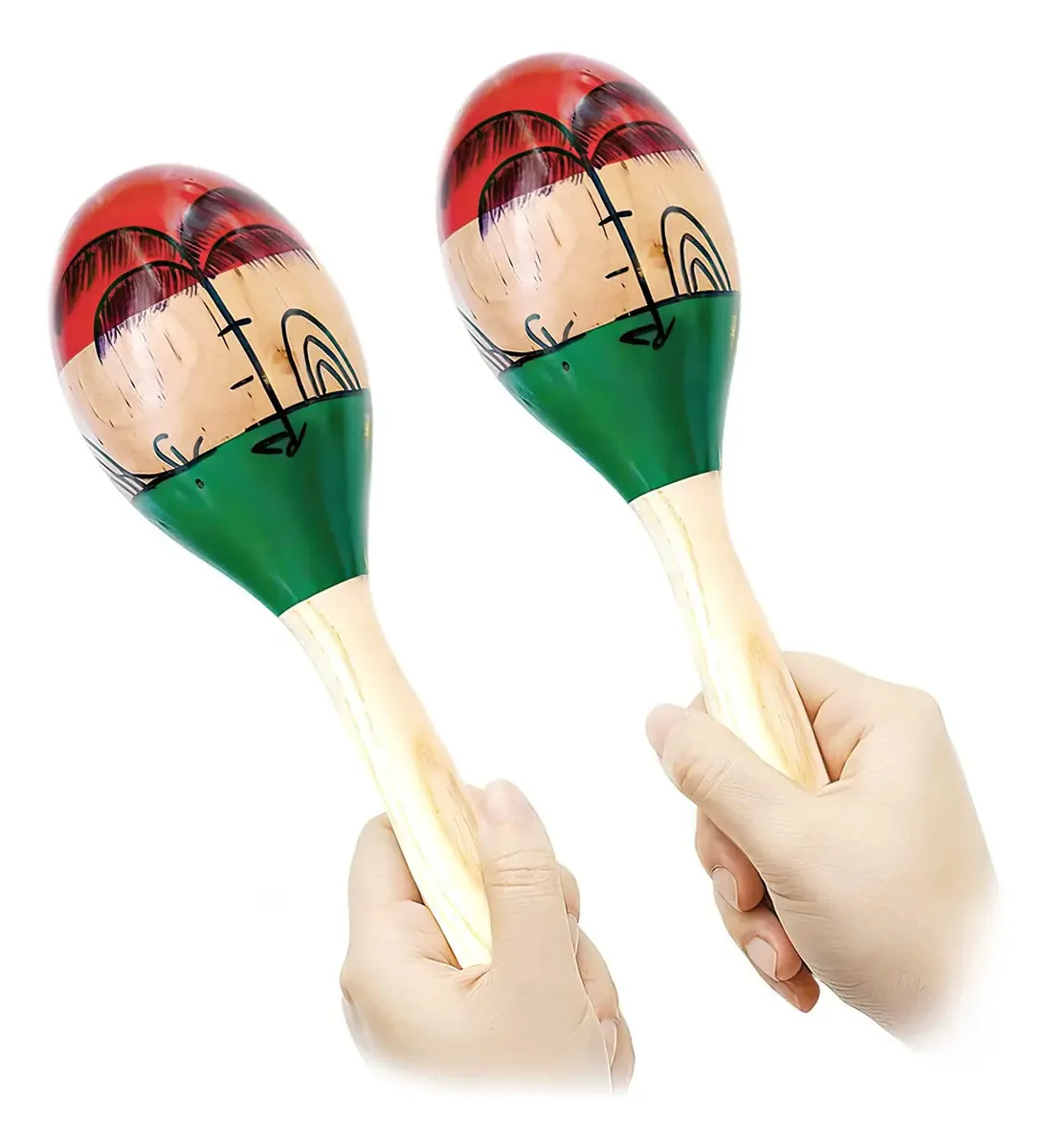 2 instrumentos musicais profissionais de Maracas - Maracas