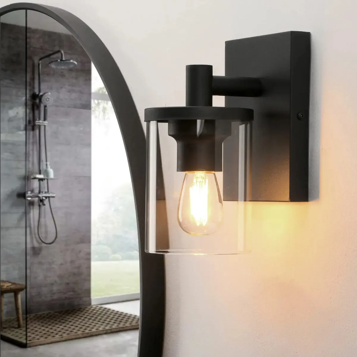 Lâmpada de parede vintage Pathson Lâmpada de parede de 1 luz