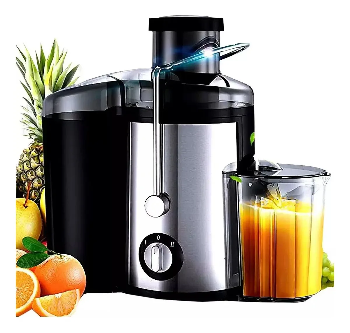 Extrator automático de suco para frutas e vegetais em aço
