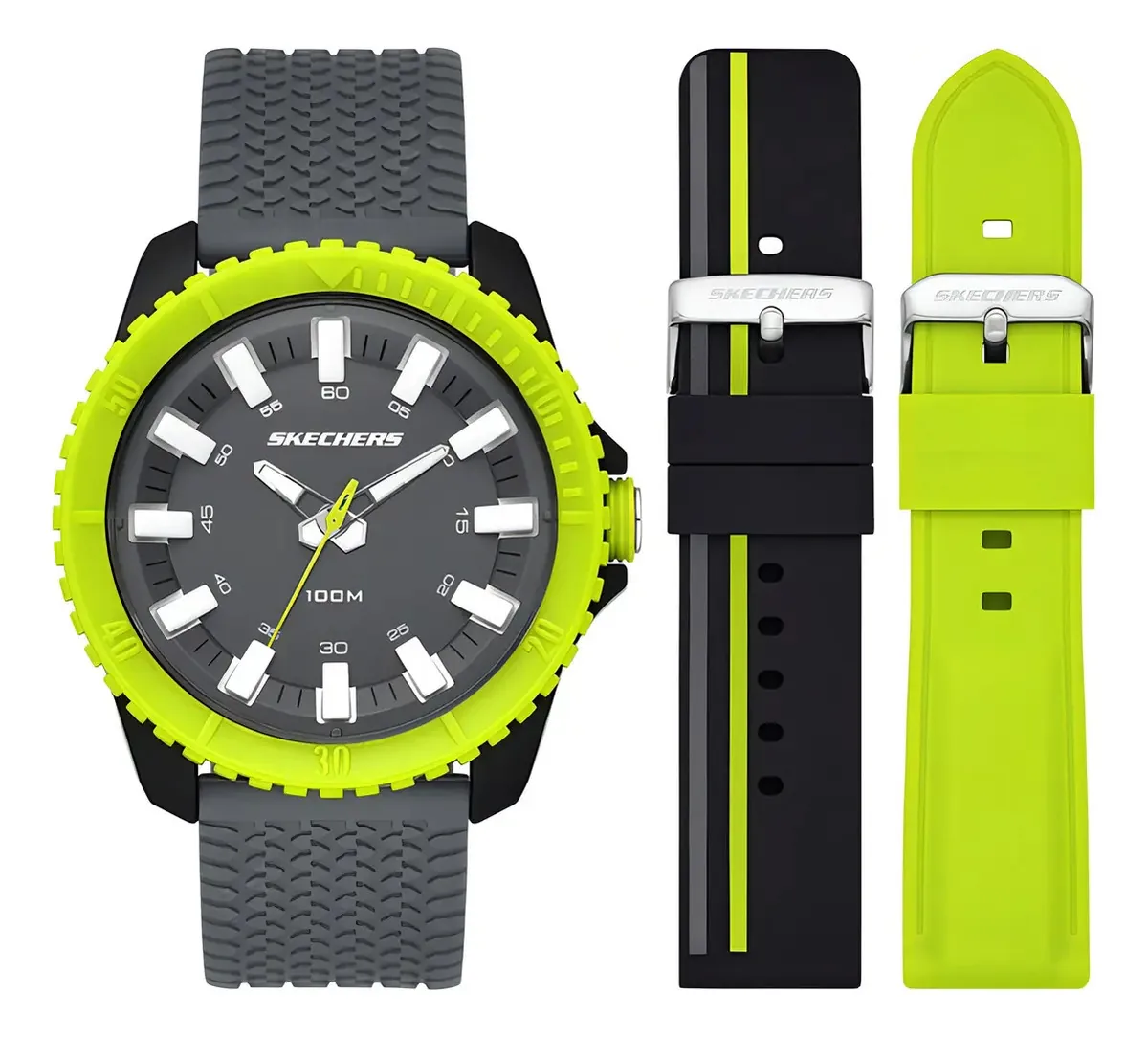 Conjunto de relógios Holmbre Skechers Silicon Sr9106
