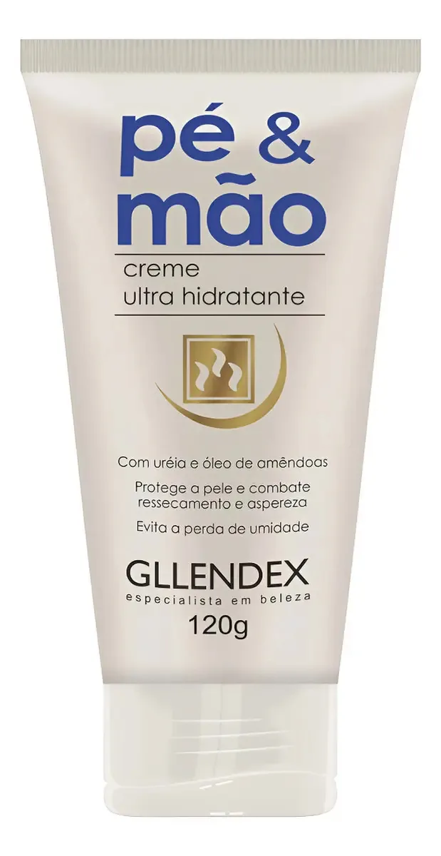 Creme Hidratante Pé E Mão C/ Uréia Pé Secos 120g Gllendex