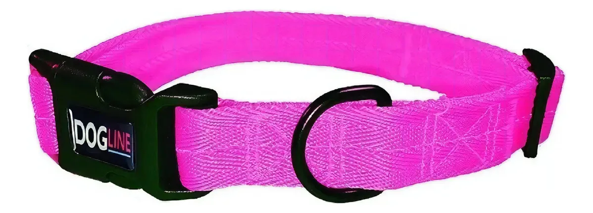 Coleira rosa para animais de estimação Dogline DL047295