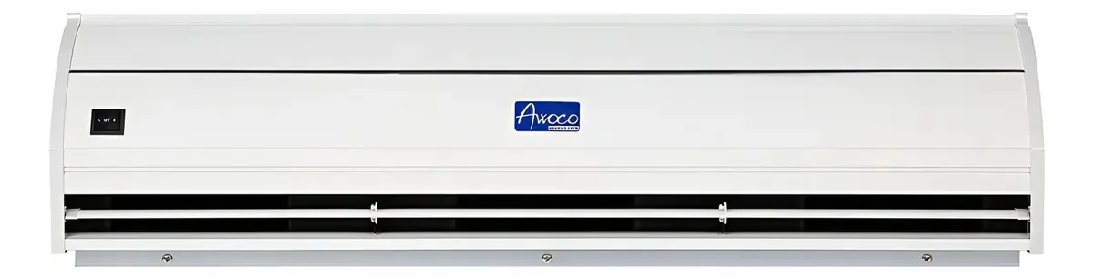 Cortina de ar Awoco; 900 Cfm; para uso comercial em Inter. Cor: branco