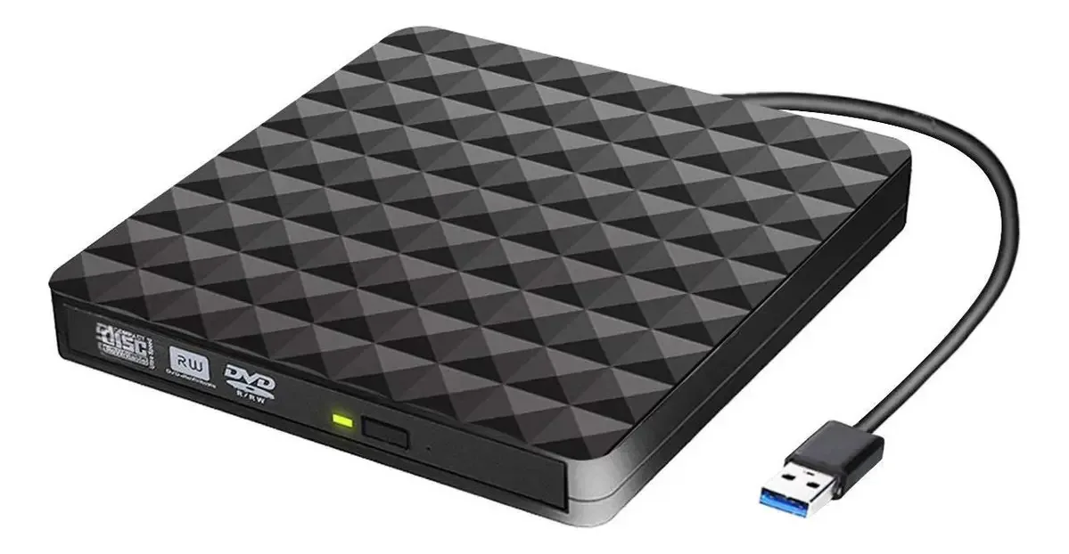 Gravador Externo de Cd/dvd Usb 3.0, Gravador de Cd/dvd Leitor Portátil, Unidade Externa de Cd/dvd, Unidade Óptica Externa de Cd/dvd-rw Cd Player para Windows 2003 / Vista / Xp / 7 / 8.1 / 10 / Mac Os