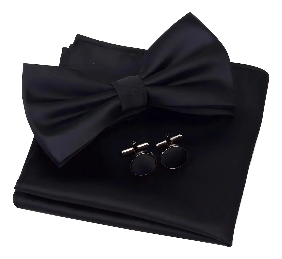 Abotoaduras personalizadas feminino cor preto Gusleson GUS49