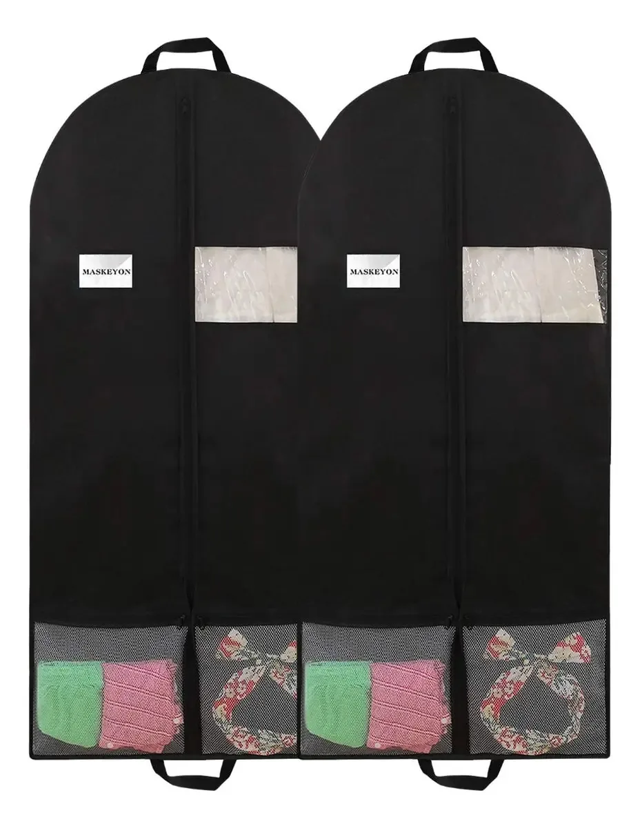 Bolsas de roupas Maskeyon de 51 polegadas com bolso creme