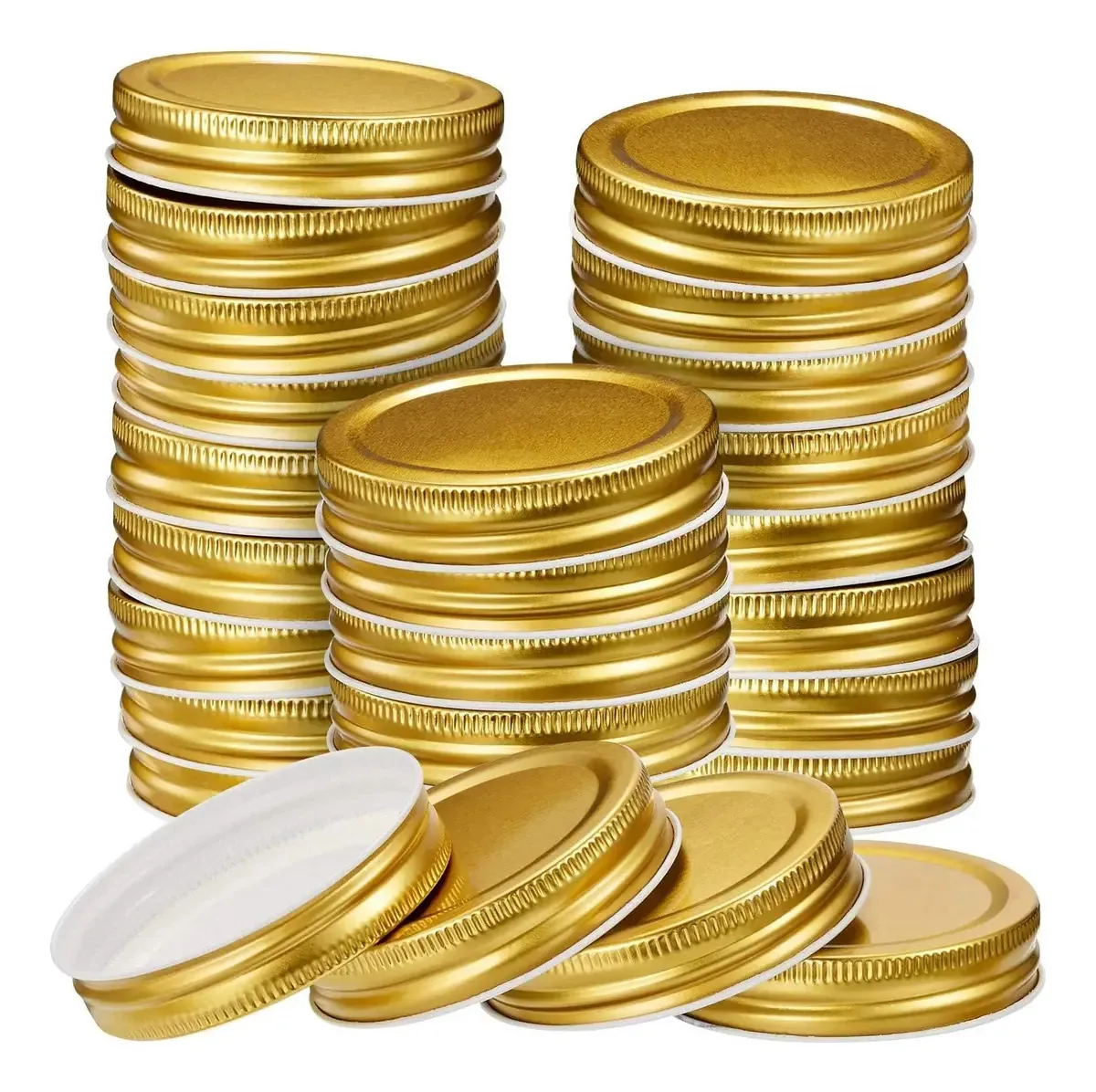 Chuangdi: 30 pacotes: Mason Jar Tails em grandes tampas largas